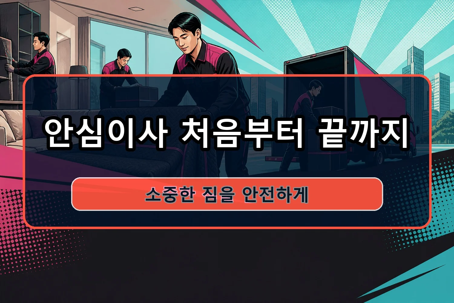 안양5동 포장이사 시공 2